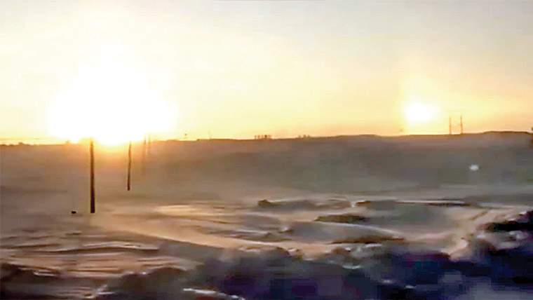 آسمان پر بیک وقت دو سورج نمودار، شہری حیران 