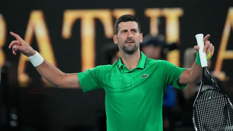 نووک جوکووچ 400 گرینڈ سلام  جیتنے والے پہلے کھلاڑی بن گئے 