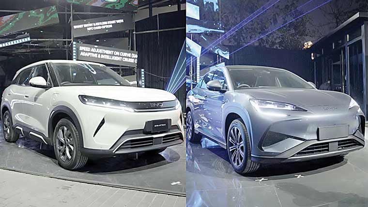 BYDنے Sealion 7اور  Atto 2 گاڑیاں متعارف کرادیں 