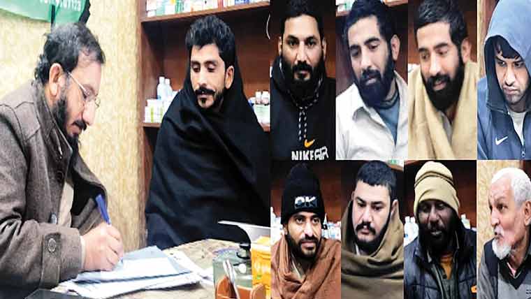  فری میڈیکل کیمپ کا انعقاد ، نشہ  کے عادی افراد کا بھی چیک اپ 