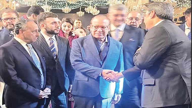  ندیم اخترملہی کی صاحبزادی کی رخصتی   نواز شریف سمیت اہم شخصیات شریک 