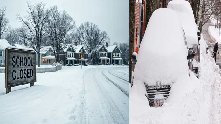 امریکا: شدید برفانی طوفان  11 افراد ہلاک ،سکولز بند