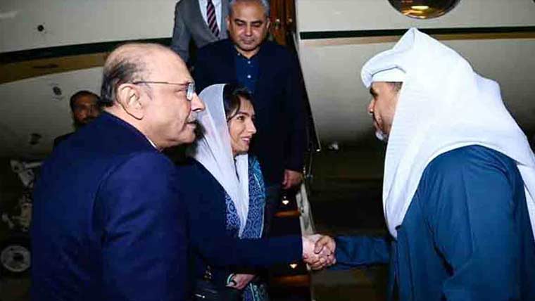   چار روزہ دورے پر یواے ای پہنچ گئے