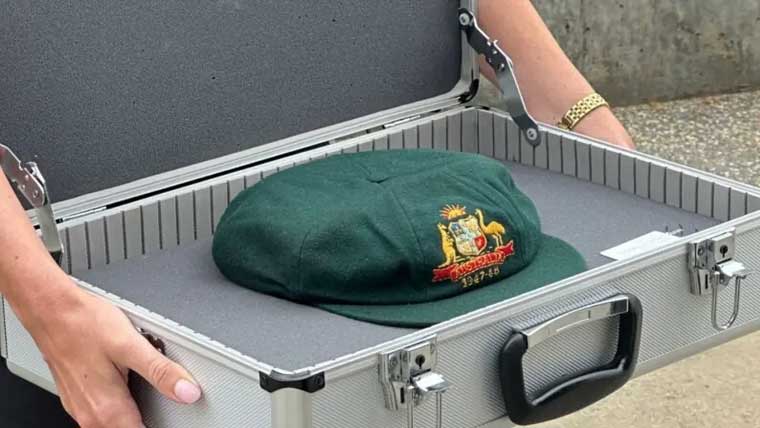 ڈان بریڈمین کی کیپ 4لاکھ 60ہزار ڈالر میں فروخت