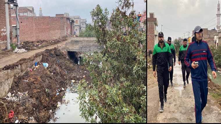 نالے میں گوبر پھینکنے پر باڑہ مالکان کے خلاف کارروا ئی کا حکم 