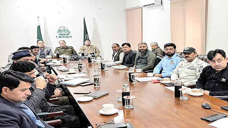  انسداد گداگری و منشیات پرڈسٹرکٹ کوآرڈینیشن کمیٹی کا اجلاس 