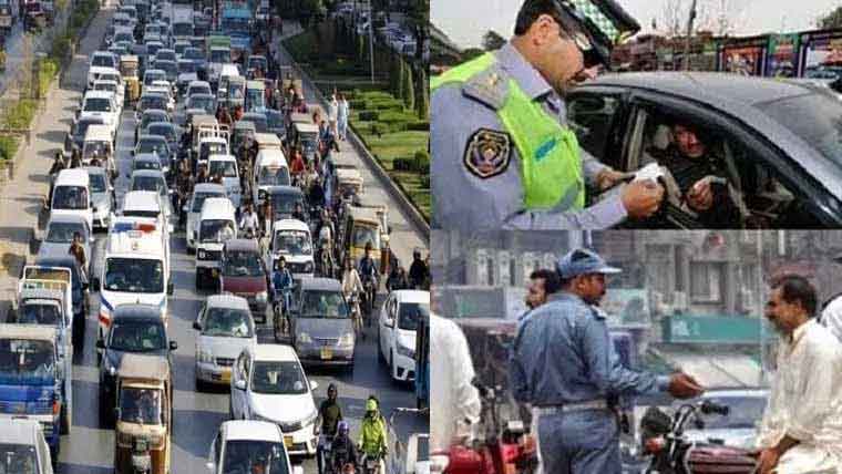 چالان نہ کرنے پر بڑی گاڑیاں قوانین کی دھجیاں اڑانے لگیں