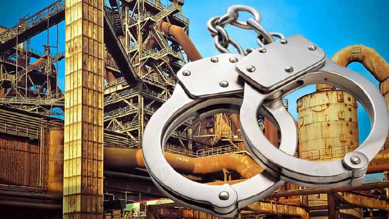 اسٹیل مل سے لوہا ،تانبا چوری میں ملوث دو سیکیورٹی گارڈز سمیت 4گرفتار