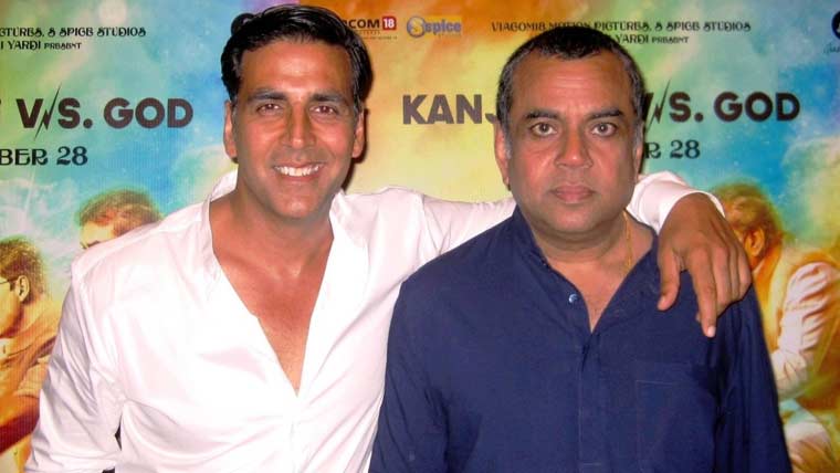 ہیرا پھیری 3میں اکشے  کمار رکاوٹ ہیں:پاریش 