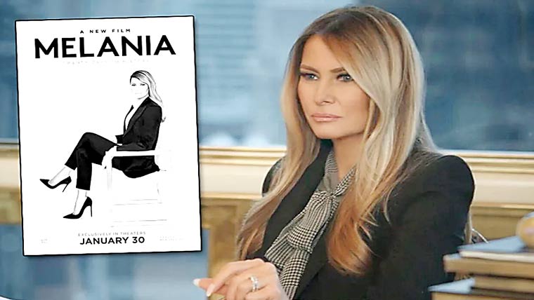 میلانیا ٹرمپ کی زندگی پر مبنی دستاویزی فلم ایلیزسے پہلے ہی پٹ گئی