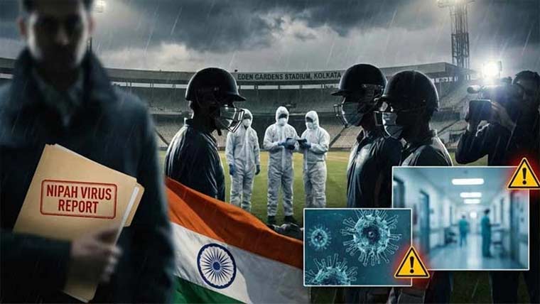 بھارت میں نیپا ہ وائرس، ورلڈ کپ کھلاڑیوں کیلئے  خطرہ