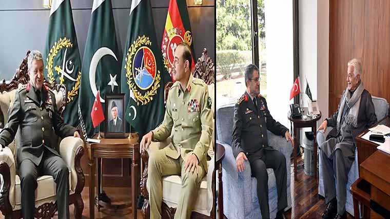 ترک فوجی سربراہ کی وزیردفاع ،فیلڈ مارشل سے ملاقاتیں