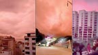 شدید زلزلے کے بعد وینزویلا کا آسمان خونی ہوگیا