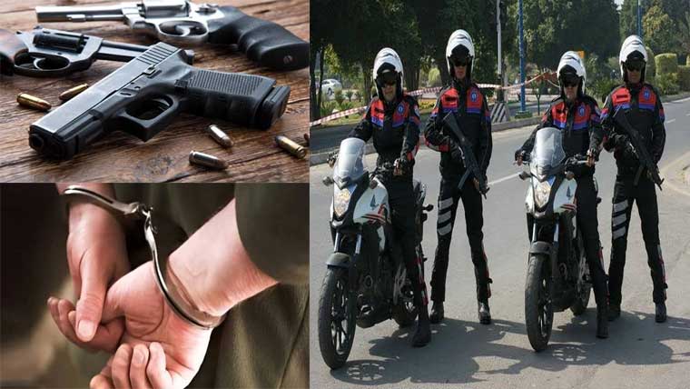  ڈولفن فورس کی 6 ماہ میں کارروائیاں ، 160 سے زائد اشتہاری گرفتار، ناجائز اسلحہ برآمد