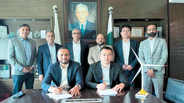 کے سولر اورچینی گروپ میں مفاہمتی یادداشت پر دستخط