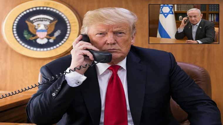 ڈونلڈ ٹرمپ اور نیتن یاہو  میں ٹیلیفونک رابطہ،امریکا  میں ملاقات پر اتفاق