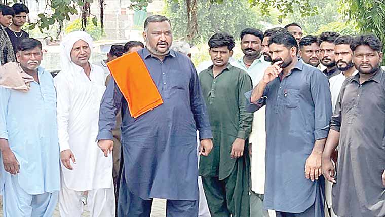  کوٹلہ قاسم خان کے مکینوں کا مجرمانہ سرگرمیوں پر احتجاج 