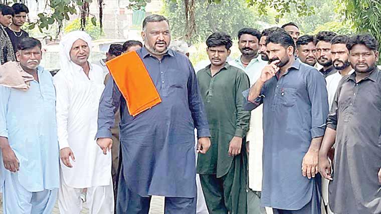 کوٹلہ قاسم خان کے مکینوں کا مجرمانہ سرگرمیوں پر احتجاج 