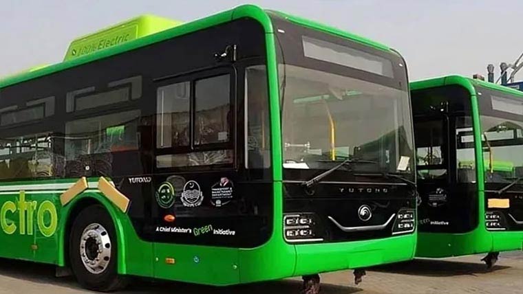 چھوٹے اضلاع میں بھی  الیکٹرک بسیں چلانے کی تیاری