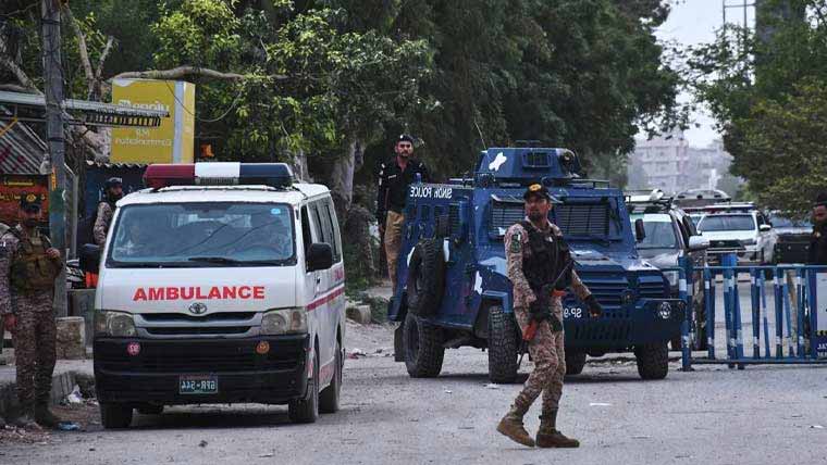  بلوچستان : چیک پوسٹ پر حملہ ، 9 پولیس اہلکار  شہید ، 15 دہشتگرد ہلاک