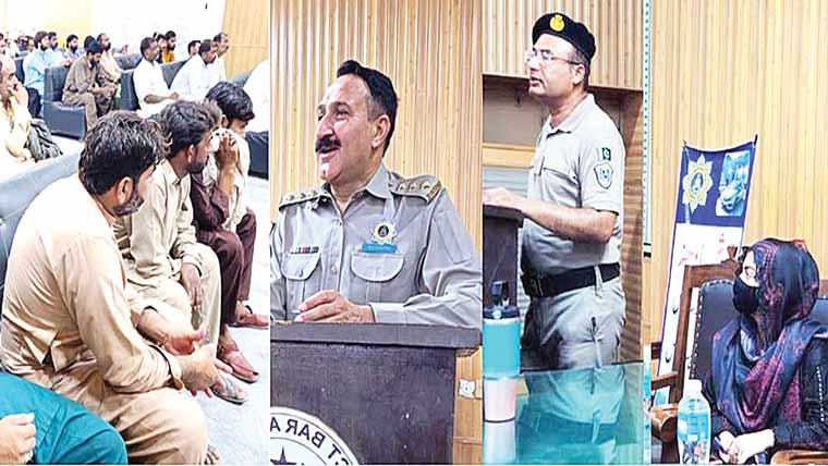 ٹوبہ :پروبیشنرز کو ٹریفک قوانین سے آگاہی دینے کیلئے سیشن 