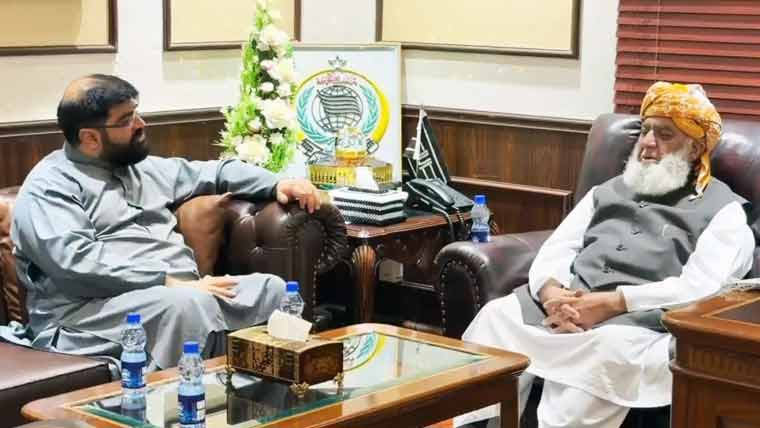ایمل ولی ،فضل الرحمن کی ملاقات، بد امنی پر تشویش