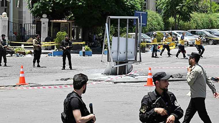 دمشق دھماکوں میں 1شخص ہلاک  36 زخمی ہوئے :شامی حکام 