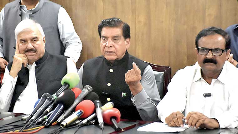  امن کیخلاف ہر سازش ناکام بنانامشترکہ ذمہ داری : راجہ پرویز 