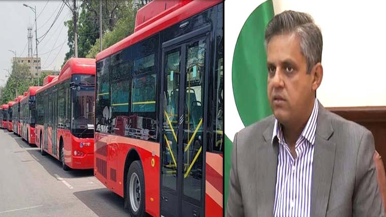 خواتین کیلئے 5سپیڈو بسیں میٹرو ٹریک پر آپریشنل
