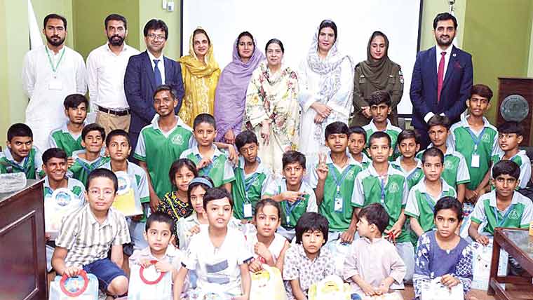 چلڈرن ہوم فیصل آباد میں بچوں اور نگران عملہ کیلئے تربیتی ورکشاپ کا انعقاد