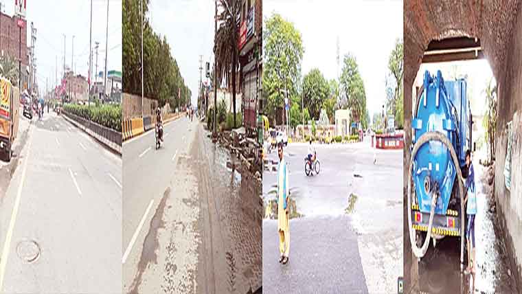  واسا نے مرکزی شاہراہوں سے پانی کی نکاسی مکمل کر دی