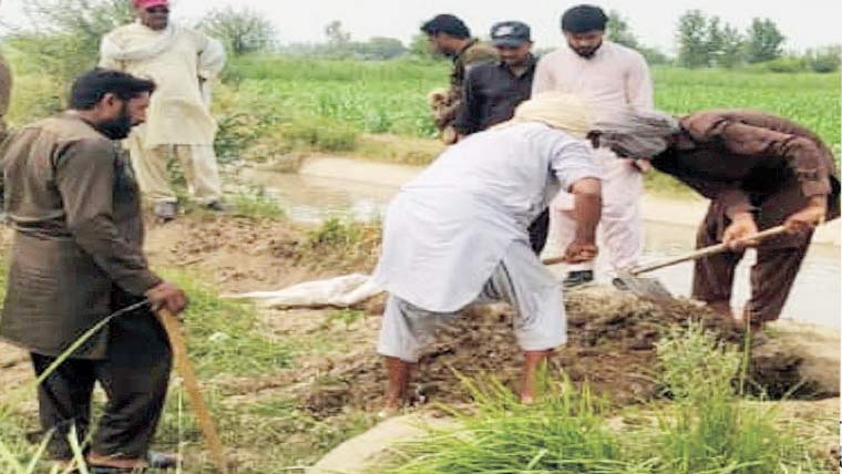 ایس ڈی او انہار کا مین برالہ برانچ کا دورہ، غیر قانونی آؤٹ لیٹ سیل