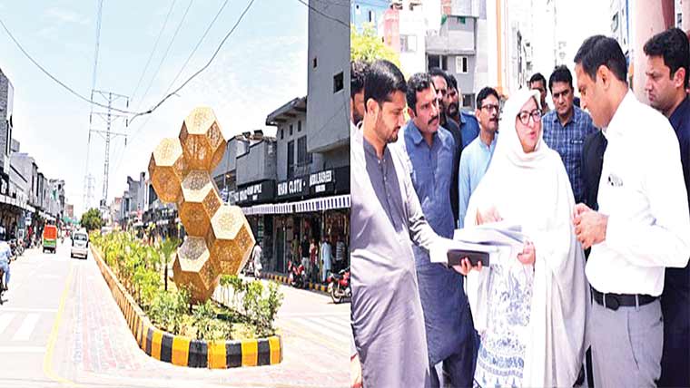  بیوٹیفکیشن منصوبوں پر کام تیز، کمشنر کا مختلف سائٹس کا دورہ