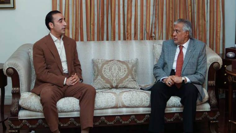 اسحاق ڈار اور بلاول بھٹو کی  ایوان صدر میں اہم ملاقات