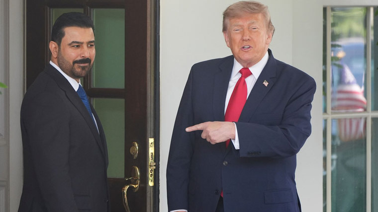 ٹرمپ نے عراقی وزیراعظم کو امریکا  کا بہترین دوست قرار دیدیا