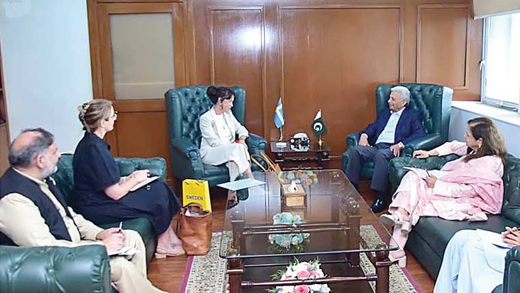  پاکستان اور سویڈن کا زرعی تعاون کو مزید وسعت دینے پر اتفاق 