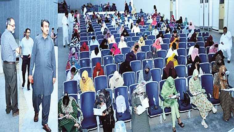 زرعی یونیورسٹی ،پوسٹ گریجویٹ داخلہ ٹیسٹ ، 3 ہزار امیدوار شریک