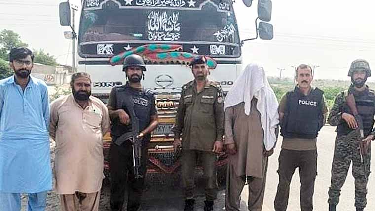 197بوری گندم، 150 بوری باجرہ سمگلنگ کی کوشش ناکام