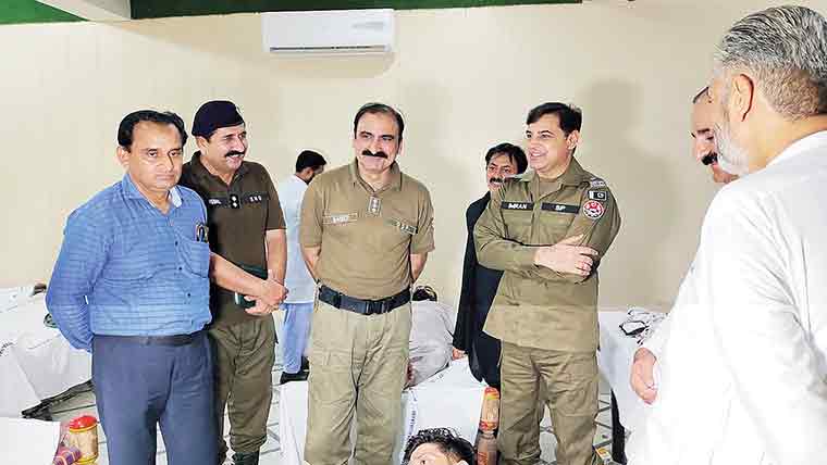 بلڈ ڈونیشن کیمپ کے دوران 70 سے زائد بلڈ بیگز جمع 