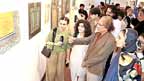 این سی اے میں سرٹیفکیٹ کورسز  کے طلبہ کے فن پاروں کی نمائش 