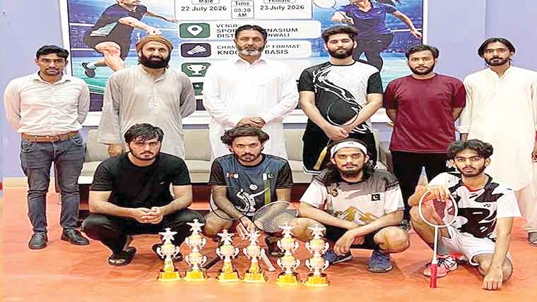 کروڑوں کے خطیر فنڈز سے میانوالی  جمنیزیم اور طارق نیازی ہاکی اسٹیڈیم  کی بحالی و مرمت کی گئی،ڈپٹی کمشنر 