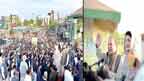 گھن  گرج  بتارہی،شیر آنہیں  رہا  آچکا:مریم  نواز:کشمیر  کی  تقدیر  بدلیں  گے:نواز  شریف