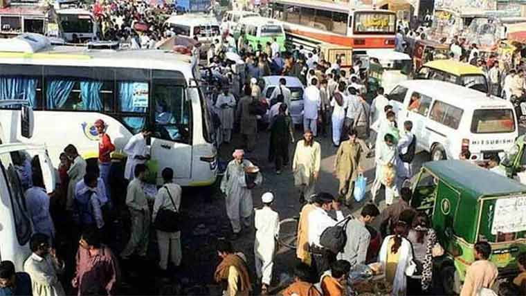 عید کے بعدمسافروں کا رش، ٹرانسپورٹ کرایوں میں اضافہ