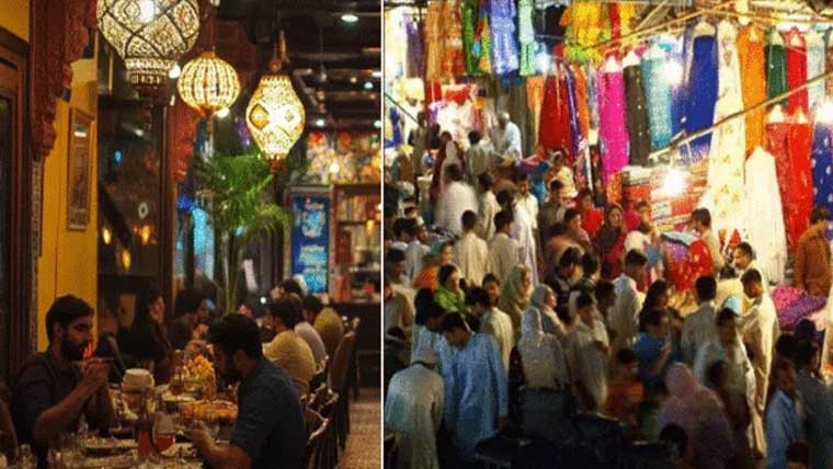 عید ختم، آج سے مارکیٹیں،ریسٹورنٹس رات 8بجے بند 