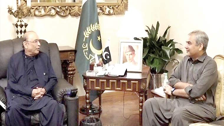 صدر زرداری اور نقوی کی کراچی میں 2گھنٹے اہم ملاقات 