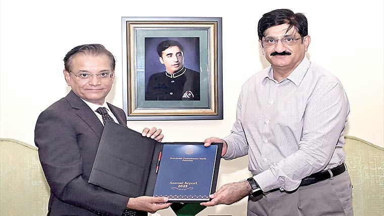 سندھ محتسب کی سالانہ کارکردگی رپورٹ وزیراعلیٰ کو پیش