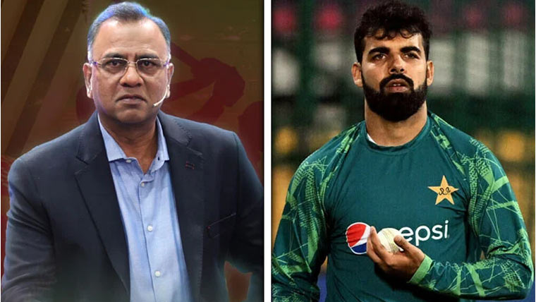 باسط علی کی ثقلین مشتاق کے سامنے شاداب خان پر تنقید