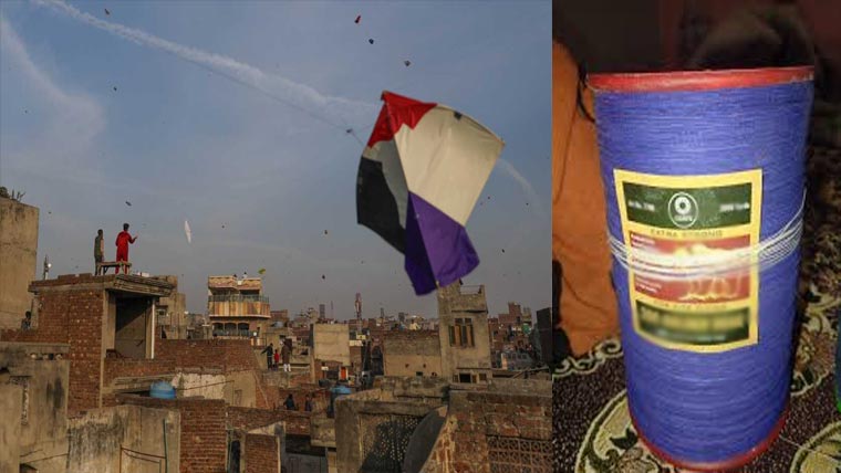 کٹی پتنگوں کی ڈور گلے پر  پھرنے سے 2افراد زخمی 