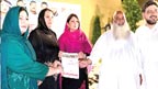  خواتین کے مسائل حل کرنا ترجیح :شازیہ فرید ‘بی بی وڈیری 