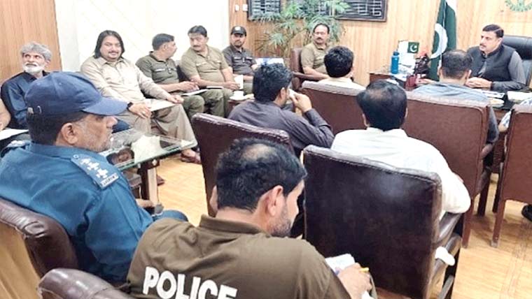  سمندری :محرم الحرام میں امن برقرار رکھنے کے عزم کا اظہار